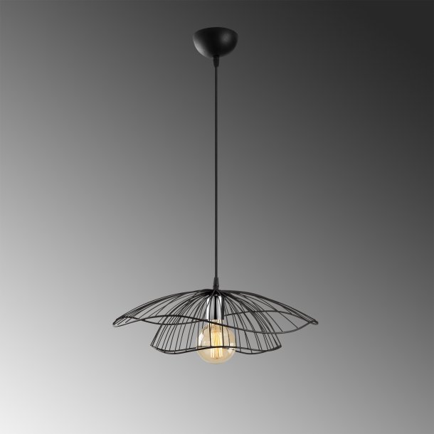 LUMI Solsticeon loftlampe - sort metal
