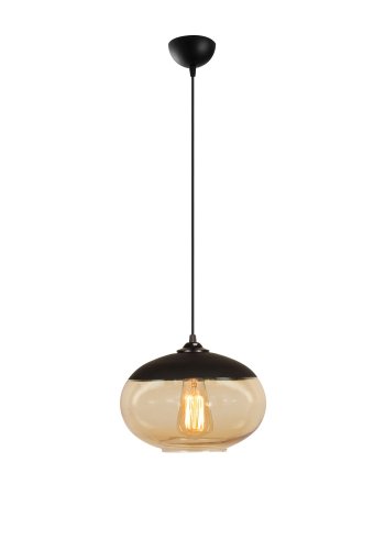 LUMI Camini MR taklampe, justerbar hyde - gult og svart jern