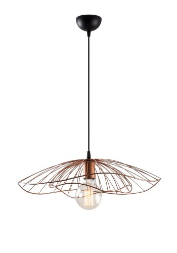 LUMI Tlf taklampe, m. justerbar hyde - kobbermetall