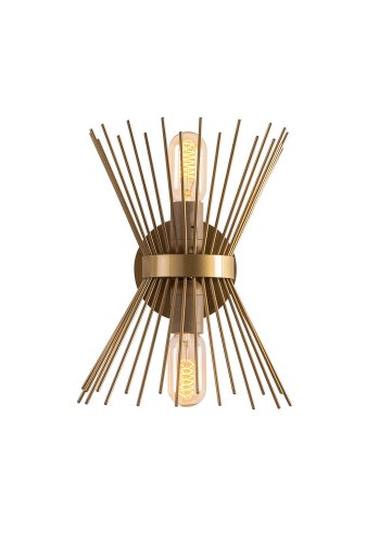 LUMI Kirpi vegglampe - gulljern