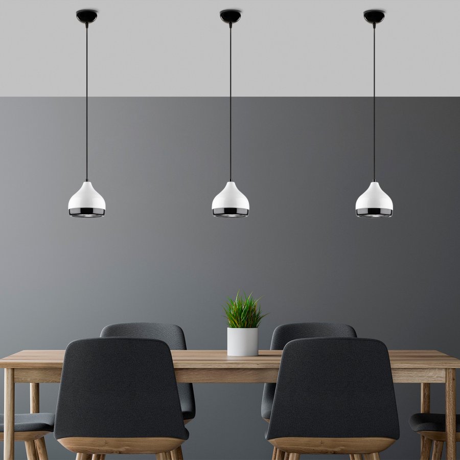 LUMI Y?ldo taklampe, justerbar hyde - hvitt metall