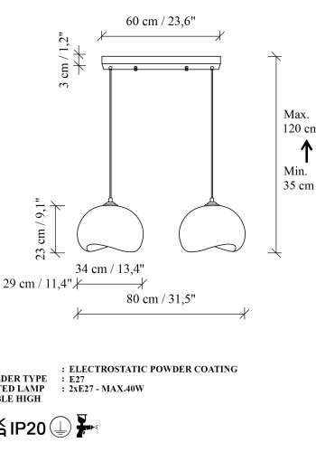 NORDV&Auml;RK Yontu - 15852 - En ljuskrona