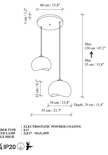 NORDV&Auml;RK Yontu - 15852 Ljuskrona