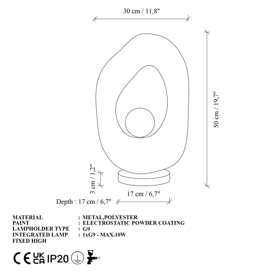 NORDV&Auml;RK Vasl?-Nua Bordslampa