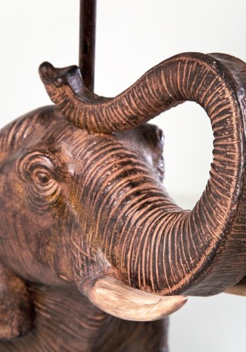 KARE DESIGN Elefant bordslampa - svart polycerin