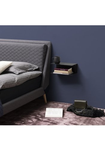 ACT NORDIC Joliet Wandregal - schwarzes Metall