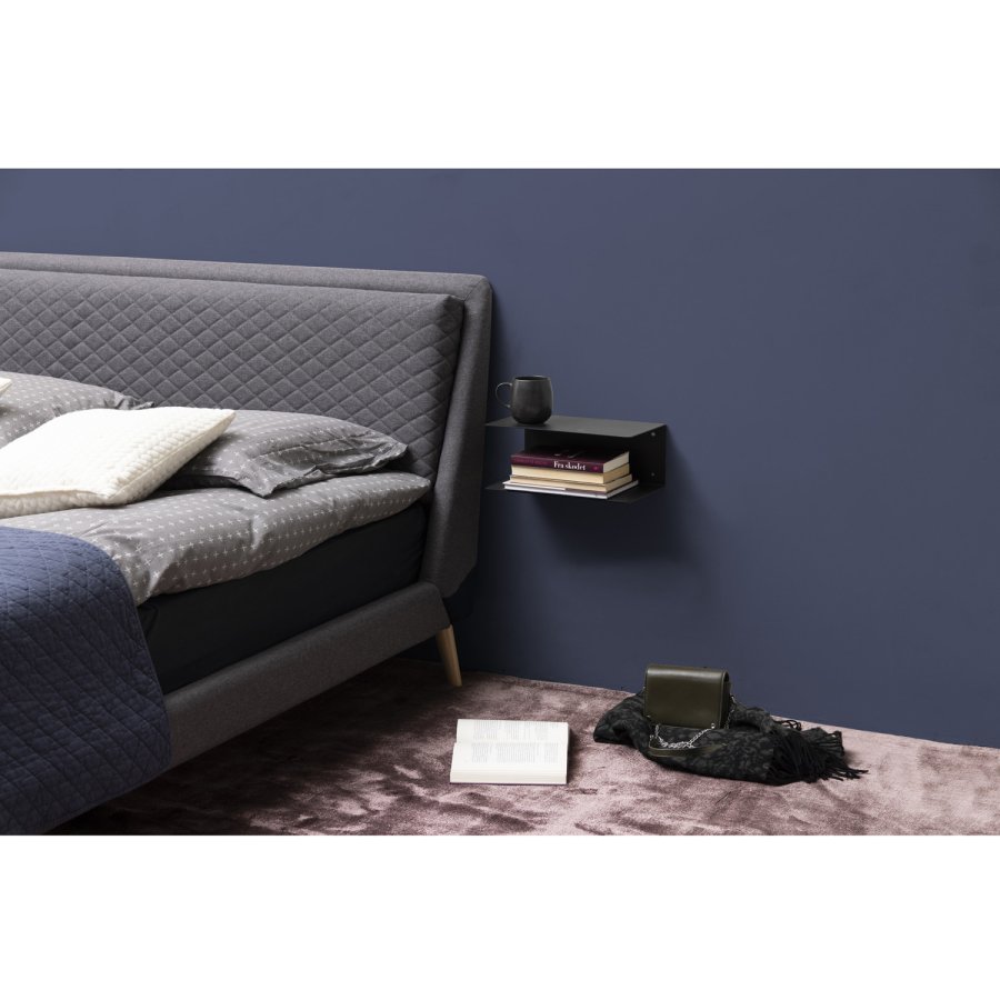 ACT NORDIC Joliet Wandregal - schwarzes Metall