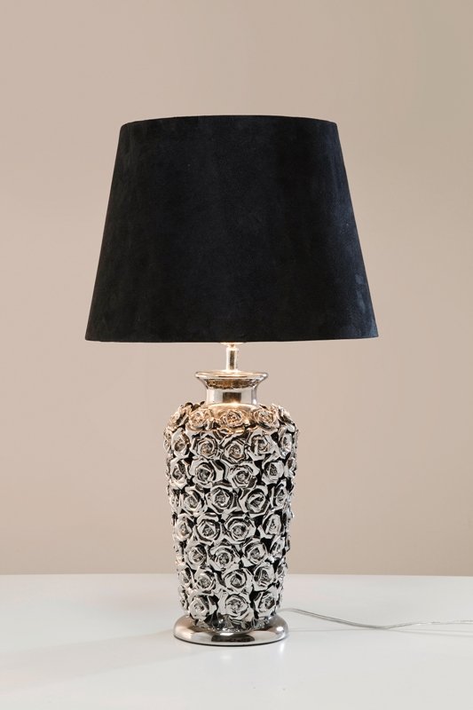 KARE DESIGN Roses bordlampe - titaniumbelagt stentj
