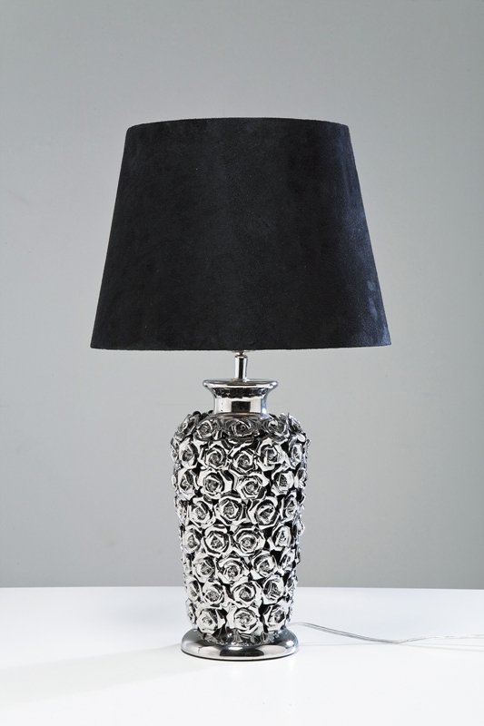 KARE DESIGN Roses bordlampe - titaniumbelagt stentj