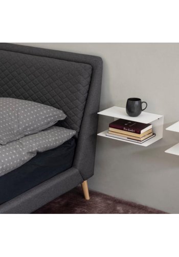 ACT NORDIC Joliet vegghylle metall - hvit metall