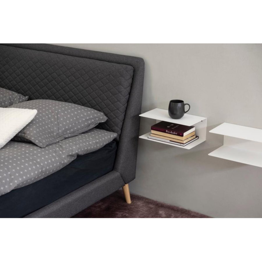 ACT NORDIC Joliet vegghylle metall - hvit metall