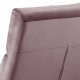 ACT NORDIC Alba Loungesessel - staubrosa Polyester und schwarzes Metall