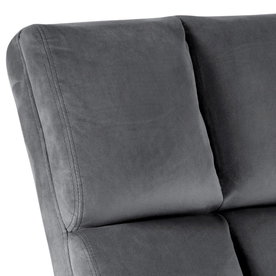 ACT NORDIC Alba loungestol - mrkegr polyester og sort metal