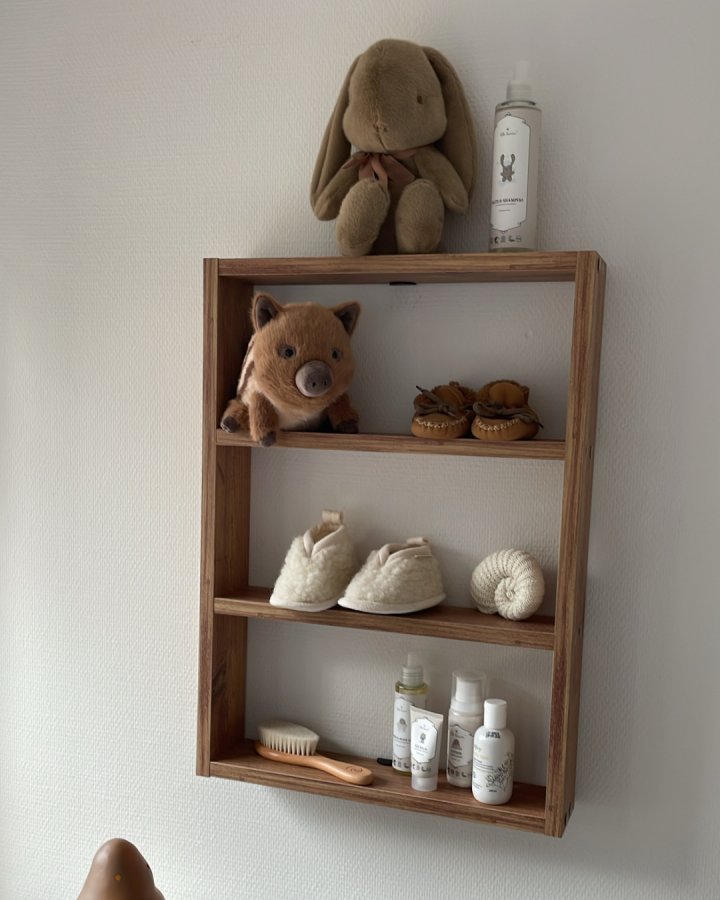 NORDVRK PR1 vegghylle - naturlig melamin