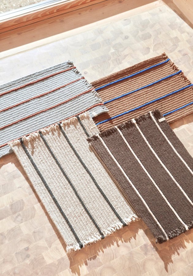 OYOY LIVING Putki Caramel Resirkulert polyester drmatte