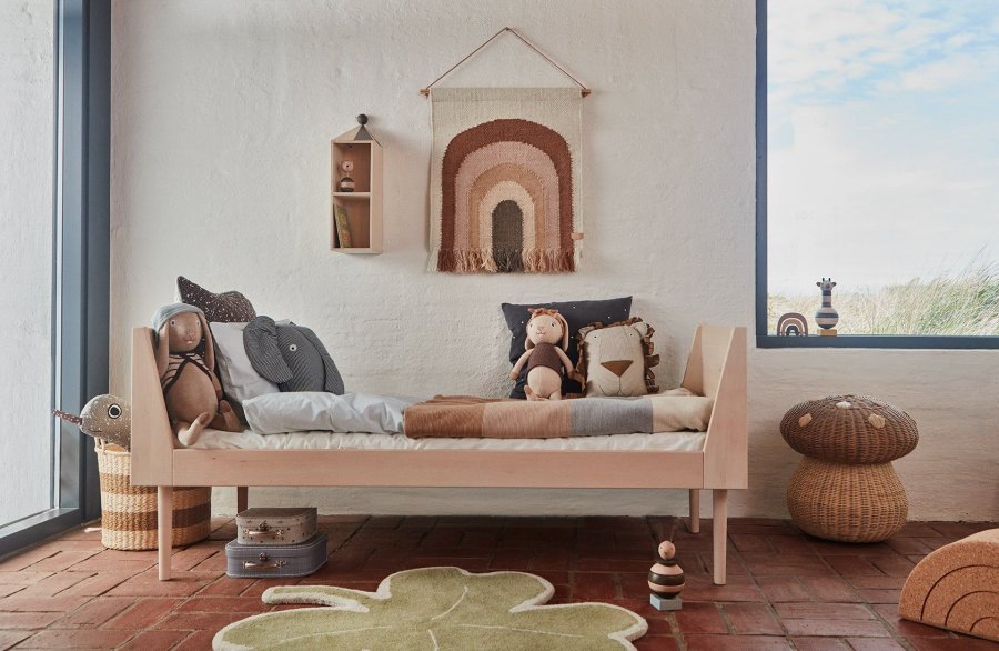 OYOY MINI Follow The Rainbow Tapestry - Mini - Choco - H69 x B55 cm