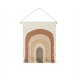 OYOY MINI Follow The Rainbow Tapestry - Mini - Choco - H69 x B55 cm
