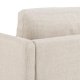 ACT NORDIC Milly 2-Sitzer-Sofa mit Chaiselongue, wendbar – beiger Stoff und Naturkautschukholz