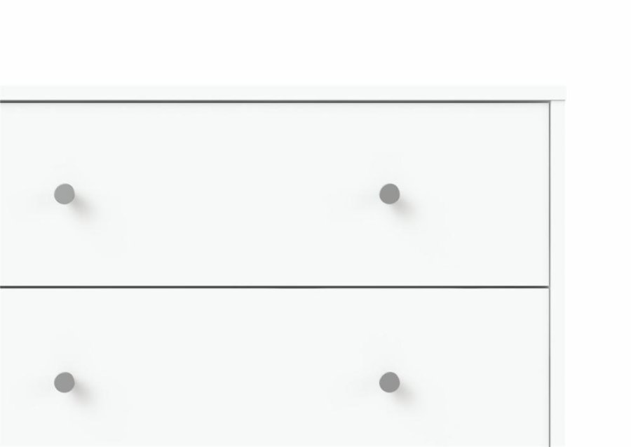 
TVILUM May kommode - hvid træ, m. 3 skuffer
