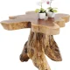 KARE DESIGN Tree sidebord - naturlig teak, unikt (50x50)