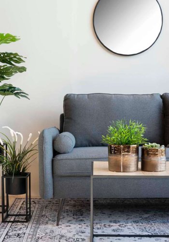 HOUSE NORDIC Marla blomsterstativ - svart stl (sett med 2)