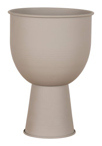 HOUSE NORDIC Amalfi blomsterst&auml;ll, runt - gr�beige st�l (�19)