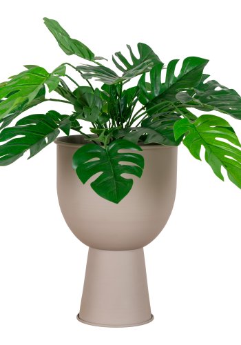 HOUSE NORDIC Amalfi blomsterst&auml;ll, runt - gr�beige st�l (�19)