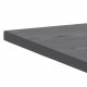 ACT NORDIC Angus spisebord - sort melamin ask  og sort metal (200x90)