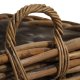 Calais Korb, klein, mit Henkel, quadratisch - Naturrattan (2er-Set)