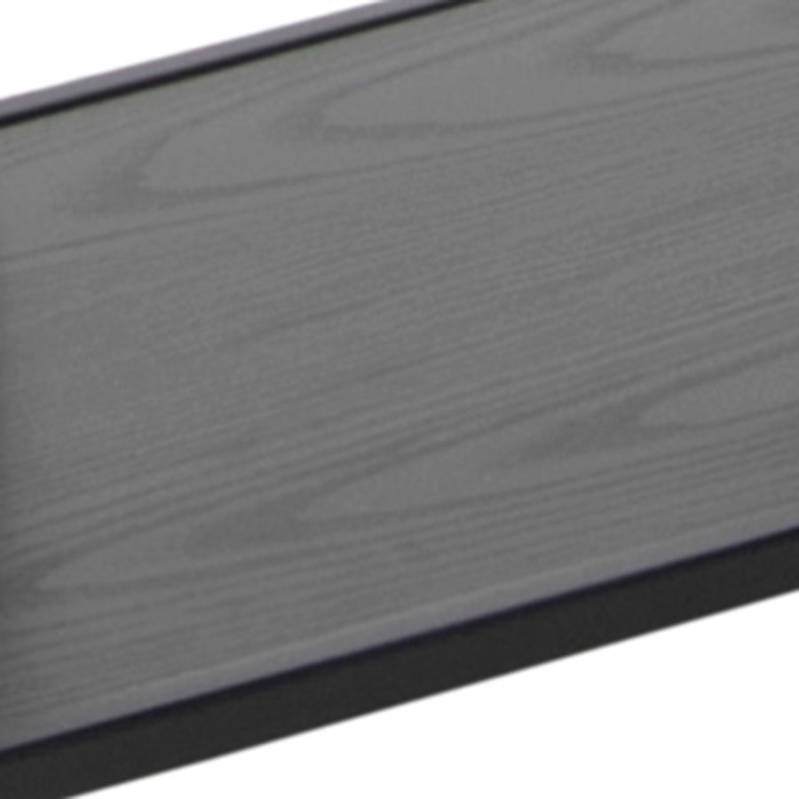 ACT NORDIC Seaford bogreol - sort melamin ask og sort metal(H:185cm xcm x 35cm)