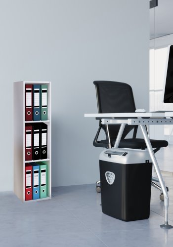 Offas reol, m. 2 hyller - hvitt tre