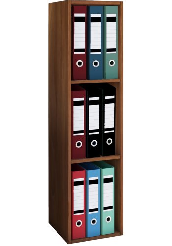 Offas reol, m. 2 hyller - naturlig tre