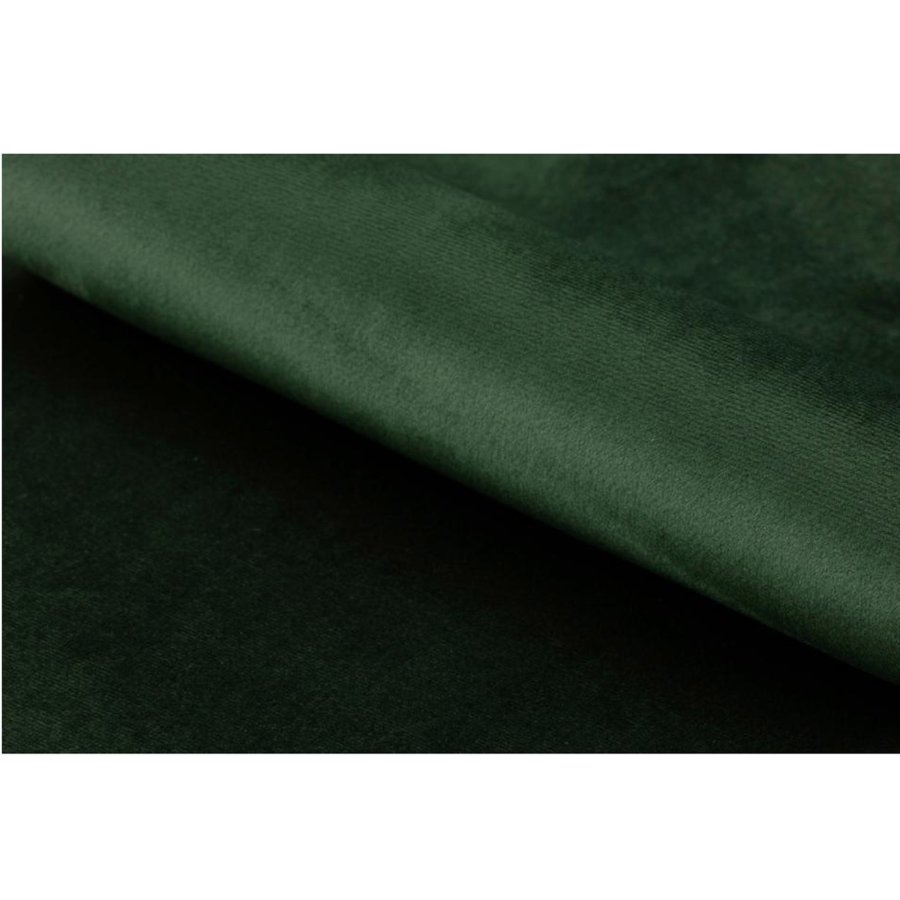 ACT NORDIC Brooke Barhocker, mit Armlehnen, Rückenlehne und Fußstütze – grünes Polyester und schwarzes Metall