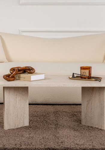 NORDVRK Sabin - Travertin Sofabord