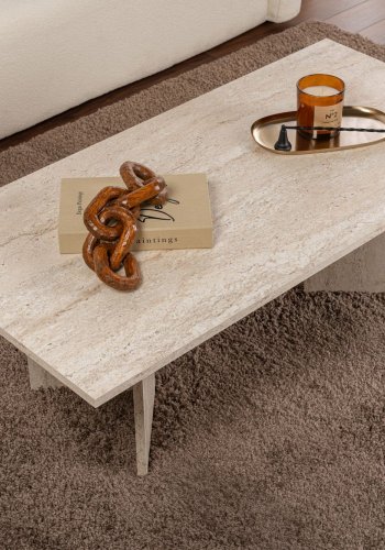 NORDVRK Sabin - Travertin Sofabord