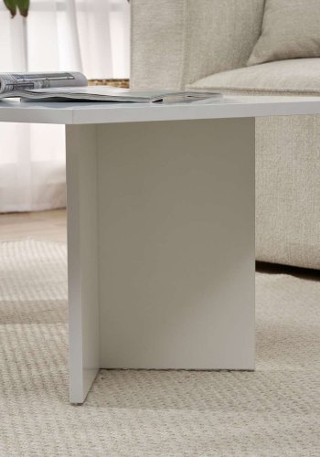 NORDVÄRK Sabin - Hvidt sofabord