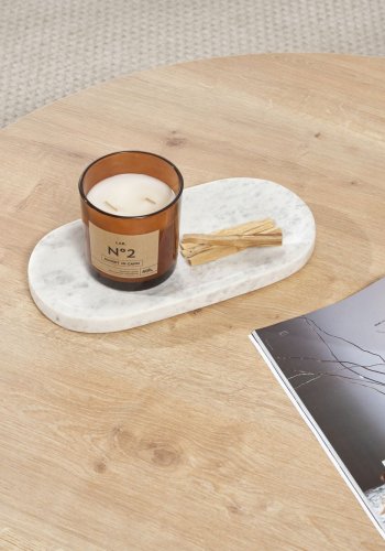 NORDVRK Soleil sofabord, rund - Sapphire Oak melamin (90)