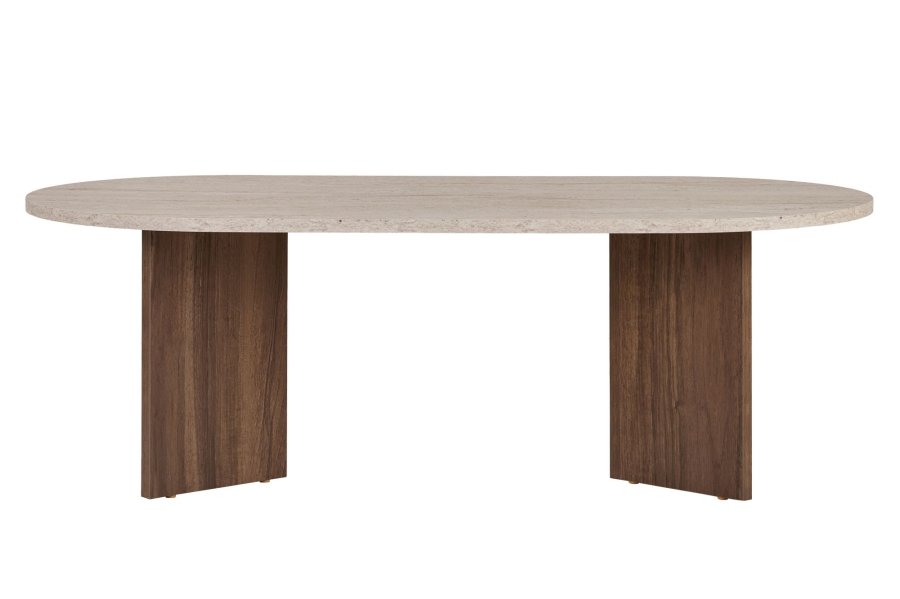 NORDV�RK Zobel - Travertin, valn�tt salongbord