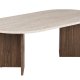 NORDV�RK Zobel - Travertin, valn�tt salongbord