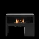 COSI FIRES Cosivista 120 brannbord, rektangulrt - antrasittgr aluminium (120x45)