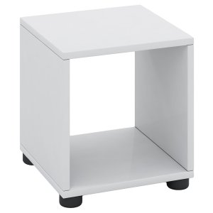 Benas-1 reol - hvid tr (H:34cm x31cm x 30cm)