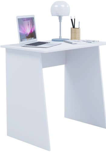 Masola Mini skrivebord - hvitt tre (80x50)