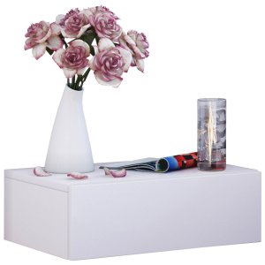 Blado-1 vghylde, m. skuffe - hvid tr