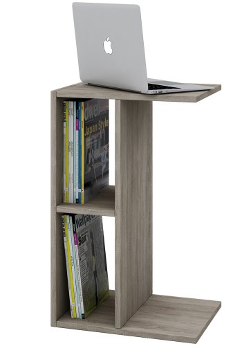 Nachto sidebord, med hylle - naturlig tre