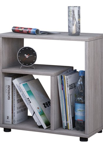 Zeito sidebord, med hylle - naturlig tre