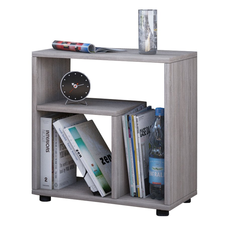 Zeito sidebord, med hylle - naturlig tre