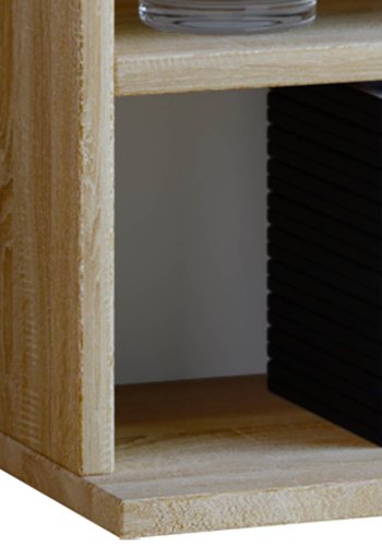 Megosa Mini reol, m. 9 hyller - naturlig tre