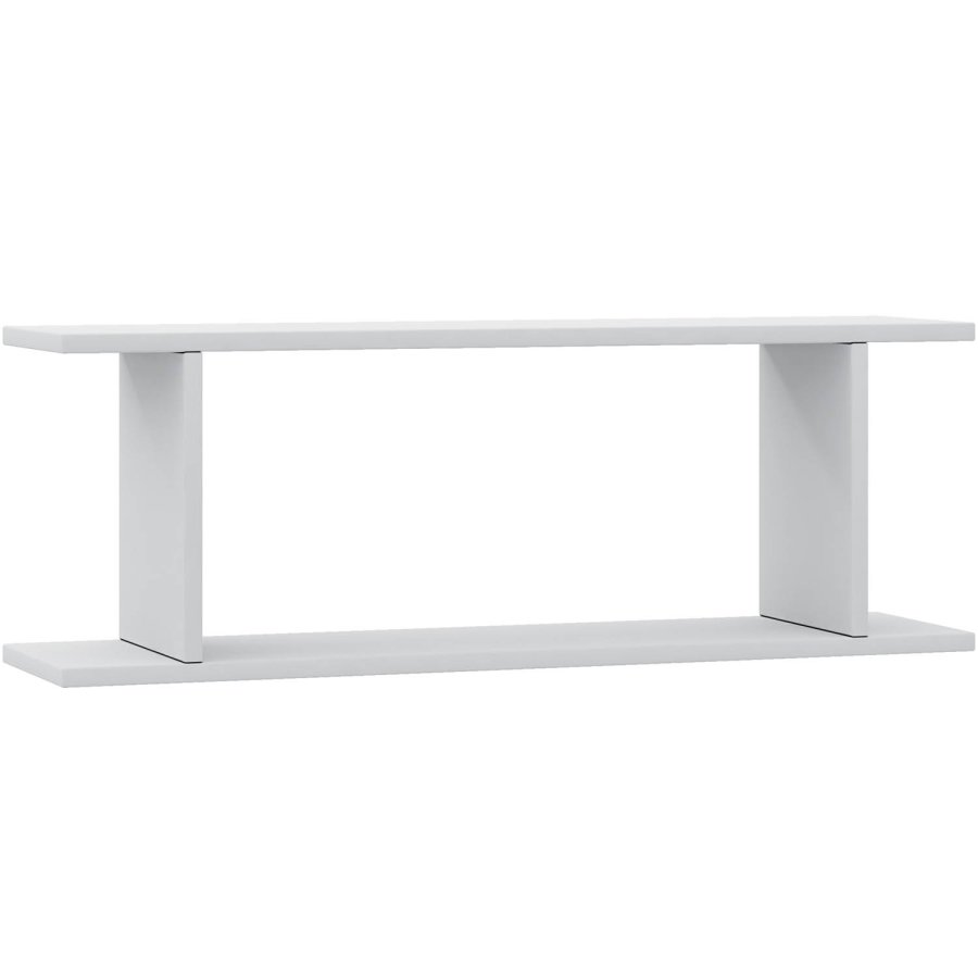 Sirola vegghylle - hvitt tre