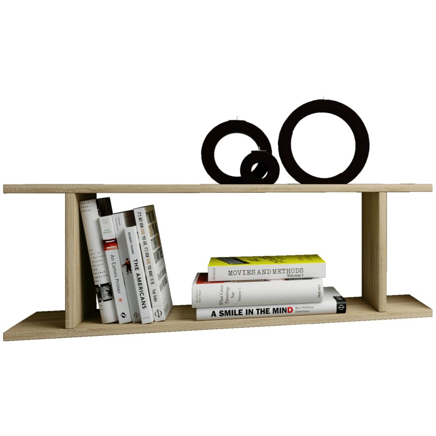 Sirola vegghylle - naturlig tre