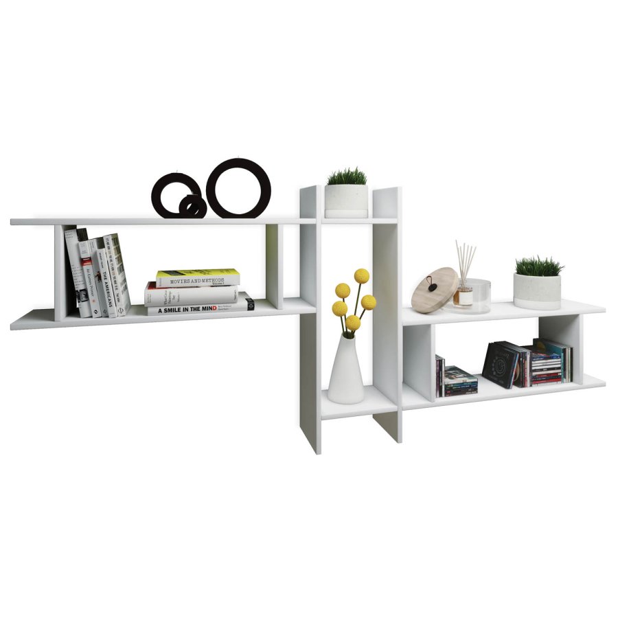 Sirola Maxi vegghylle - hvitt tre